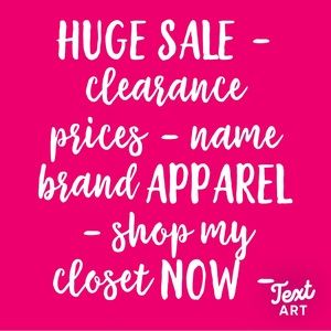 Everything is on SALE!!!